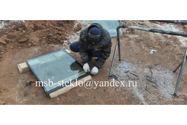 Установка лобового стекла на JCb JS160W