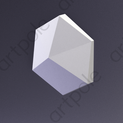 Гипсовая панель Cube-Ex1 артикул E-0013