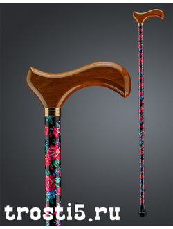 Телескопическая трость "Пионы"