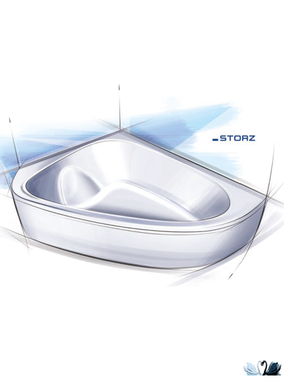 Ванна Ravak Love story II 196 x 139 см, акриловая, левая, угловая