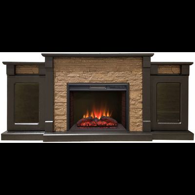 Электрокамин Моника Премиум M4 с очагом Sparta 25.5 LED