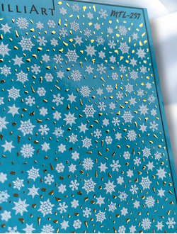 Слайдер-дизайн MilliArt Nails Металл MTL-257