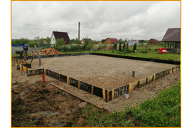 Проект 8 – Изготовление фундамента под газобетонный дом в Иркутске
