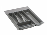 Лоток для столовых приборов в модуль 400-450 мм, серый