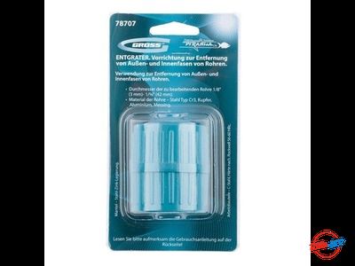 Риммер, устройство для снятия внешней и внутренней фасок труб GROSS 78707