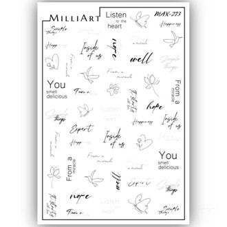 Слайдер-дизайн MilliArt Nails MAX-273