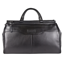 Кожаный саквояж Altamura black (арт. 4025-01)