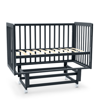 Детская кроватка Agex Lira (маятник продольный) Графит