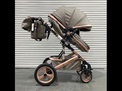 Детская коляска 3 в 1 Luxmom 518 Коричневый