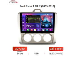 Штатная магнитола FarCar для Ford Focus 2 Mk 2 (2005-2010) на Android 12 под Кондиционер