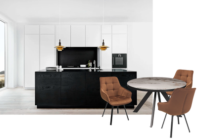 Danton черный/ керамика GOLD 120(+40)х90