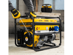 Бензиновый генератор DENZEL GE 6900 5,5 кВт, 220В 50Гц, 25 л, ручной старт 94637