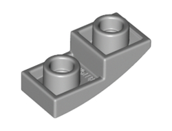 Slope, Curved 2 x 1 x 2/3 Inverted, Light Bluish Gray (24201 / 6144138)