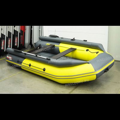 Моторная лодка Таймень NX 3800 НДНД PRO MAX фальшборт желтый/графит