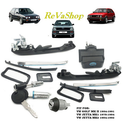 Комплект ручек и личинок VW golf MK2 jetta MK1 MK2