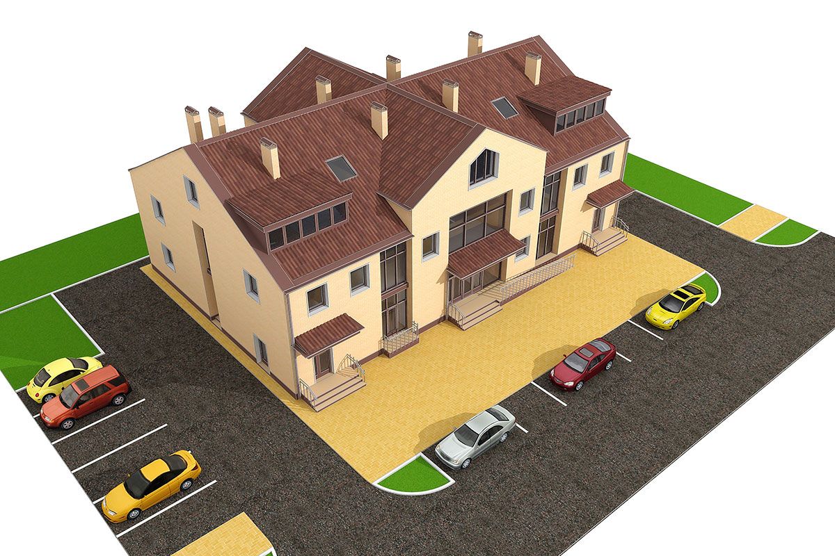 Проект комплекса в Московском посёлке Тюменского района