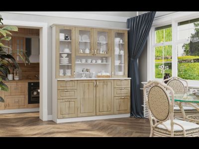 Буфет Прованс-016 Дуб канадский (ТЭКС)