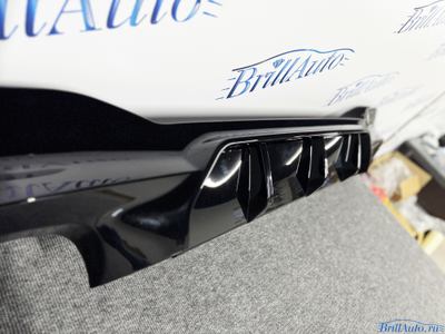 Диффузор BMW 5 G30 в стиле M5 F90 черный