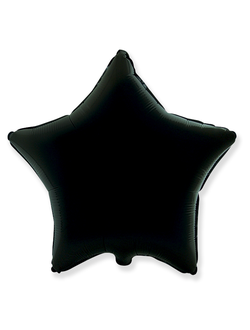 Шар (18''/46 см) Звезда, Черный