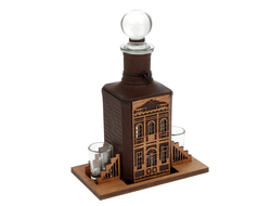 Модель № BA31: набор "Англия": графин и 2 рюмки