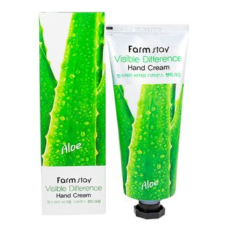 Крем с экстрактом алоэ успокаивающий кожу для рук FarmStay Visible Difference Aloe Vera Hand Cream оптом