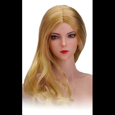 Женская голова (скульпт) с длинными светлыми волосами - 1/6 scale Asian Female Head Sculpt Que Magpie (YMT085D) - YMTOYS