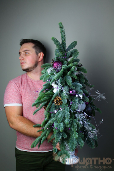 Новогодняя ёлка декор №1110