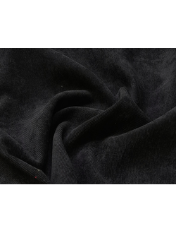 Микровельвет  ЗАРА стрейч  Цвет 105 Черный