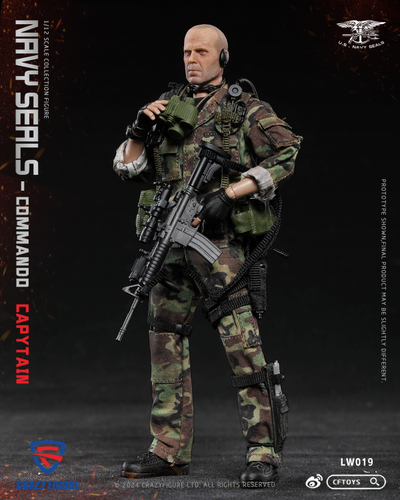 Капитан "морских котиков" США - Коллекционная фигурка 1/12 SCALE SEAL Special Assault Team Captain (LW019) - CRAZY FIGURE