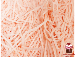 Наполнитель бумажный 100гр, цвет персиковый