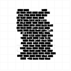 Фоновый штамп для скрапбукинга с темными кирпичами