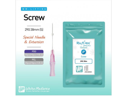 Мезонить стериальная White Ever SCREW 29G/38/PCL