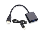 Переходник HDMI штекер - VGA гнездо + 3,5 mm стереоджек