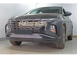 Защита радиатора Hyundai Tucson 2021- chrome низ PREMIUM