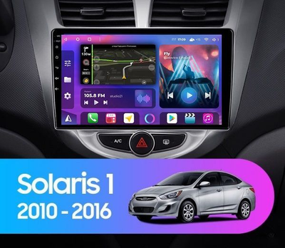Штатная магнитола FarCar для Hyundai Solaris 1 (2010-2016) на Android 12