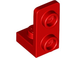 Bracket 1 x 1 - 1 x 2 Inverted, Red (73825 / 6345637)