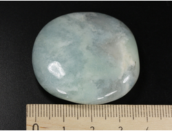 Берилл голубой (Аквамарин), полировка плоская, Бразилия (39*37*9 мм, 28 г) №35647