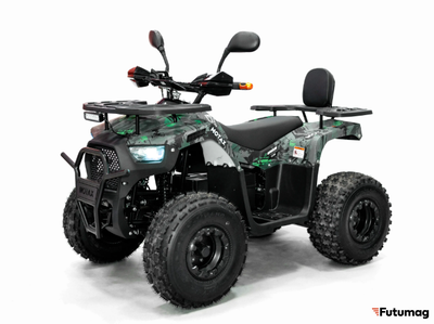 Электровадроцикл MOTAX Grizlik E1500 2024 Зеленый камуфляж