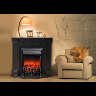 Электрокамин Венеция BL с очагом Fobos