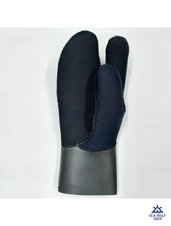 Рукавицы неопреновые 7мм AQUATICS 3х-палые AQ213-09 п/т ОП р.XXL