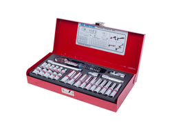 Набор торцевых головок с принадлежностями 1/4", шестигранные, 5/32"-1/2", 26 предметов KING TONY 2526SR