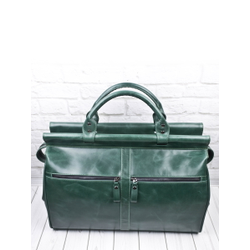 Кожаный саквояж Veano Premium green (арт. 4004-11)