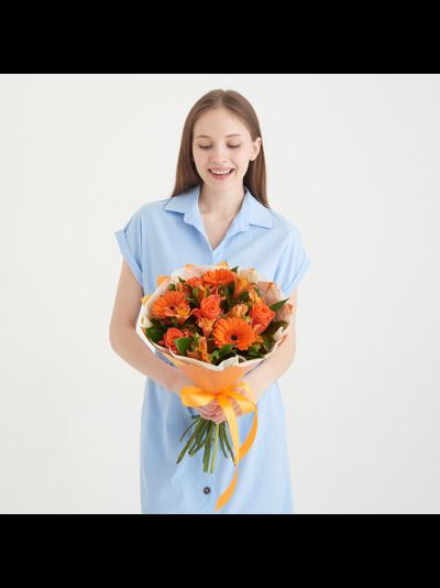 Оранжевый букет