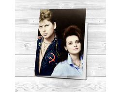 Обложка Сектор Газа, Юрий Хой на паспорт №3