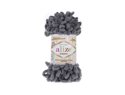 Пряжа Ализе пуффи цвет сталь