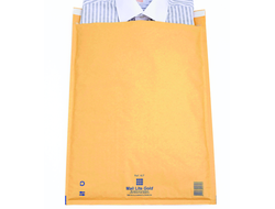 Конверт с пузырчатой пленкой K/7 золотистый (350х470мм) Mail Lite