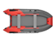 Моторная лодка ПВХ Zefir 3300  Графит-Красный