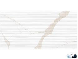 Плитка настенная Eurotile Statuario Gold Decor 30 х 60 рельеф под мрамор купить в магазине Marysя