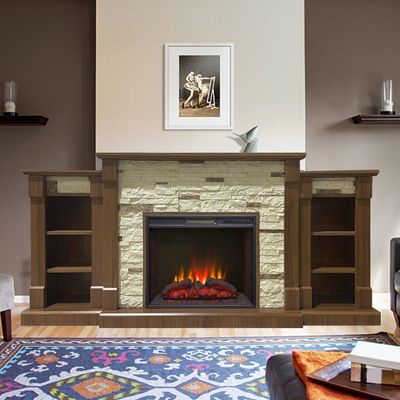 Электрокамин Моника LUX NT M1 с очагом Sparta 25.5 LED