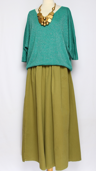 ДЖЕМПЕР-ПУЛОВЕР"КИМОНО ЛЮРЕКС " синий, красный, черный, бирюзовый, горчичный, лайм, сирень, хаки р.46-52